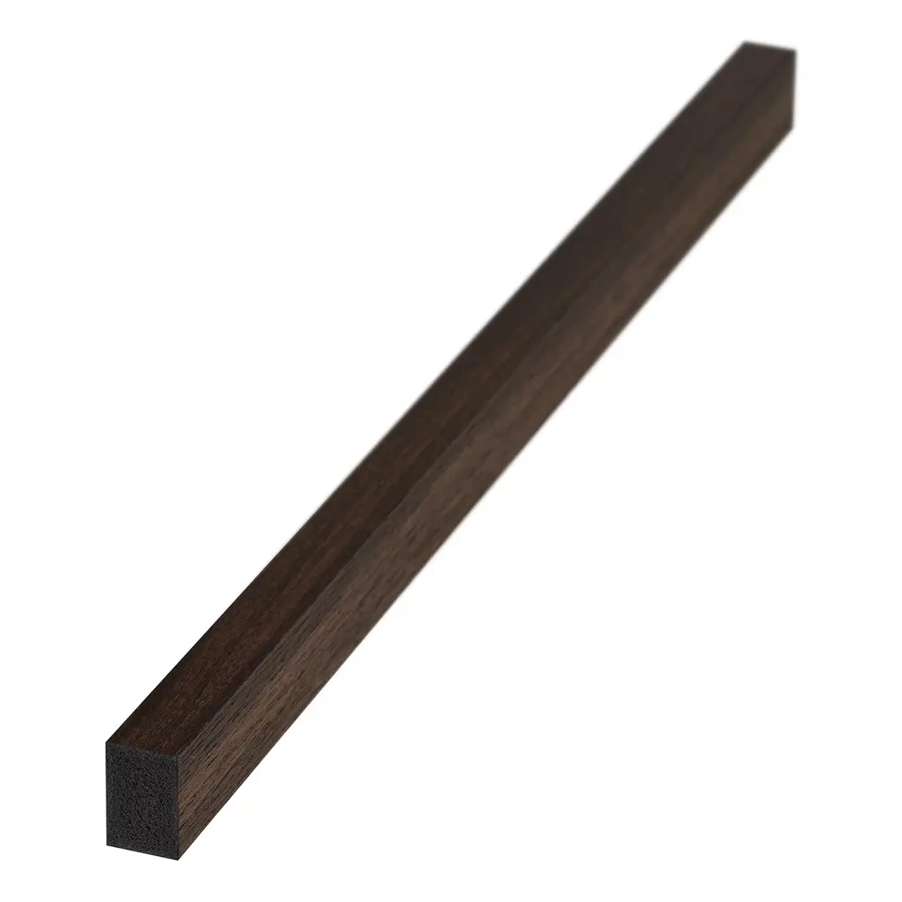 Рейка настенно-потолочная полистирол ударопрочный Decor-Dizayn 611-73 темный орех 20x30x3000 мм 85473620 STLM-2111117  - Вид №2