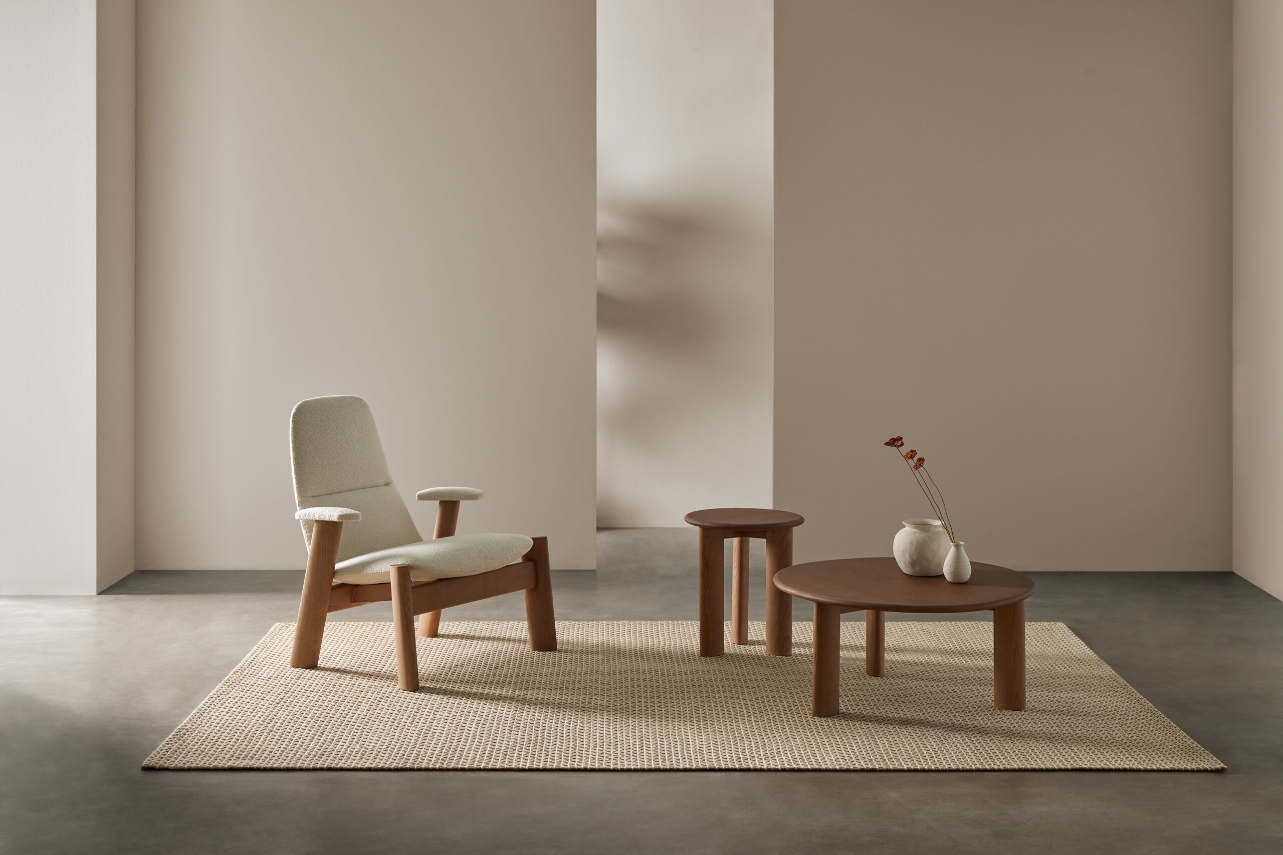 Круглый журнальный столик из ясеня Blasco&Vila Koko ARCH-00087310 - Вид №3