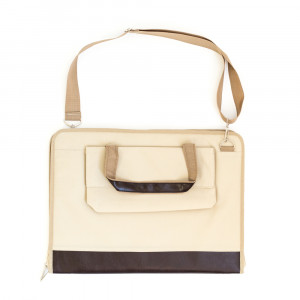 195041 Сумка для художника с карманом А3 бежевая Малевичъ