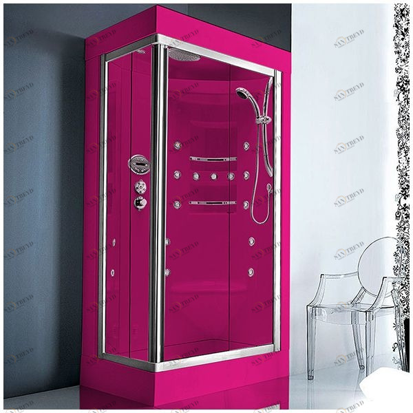 Душевая кабина Gruppo treesse Acquazzurra 80х100 STI-B7536S-R белая с гидромассажем угловая левая STIB7536SR