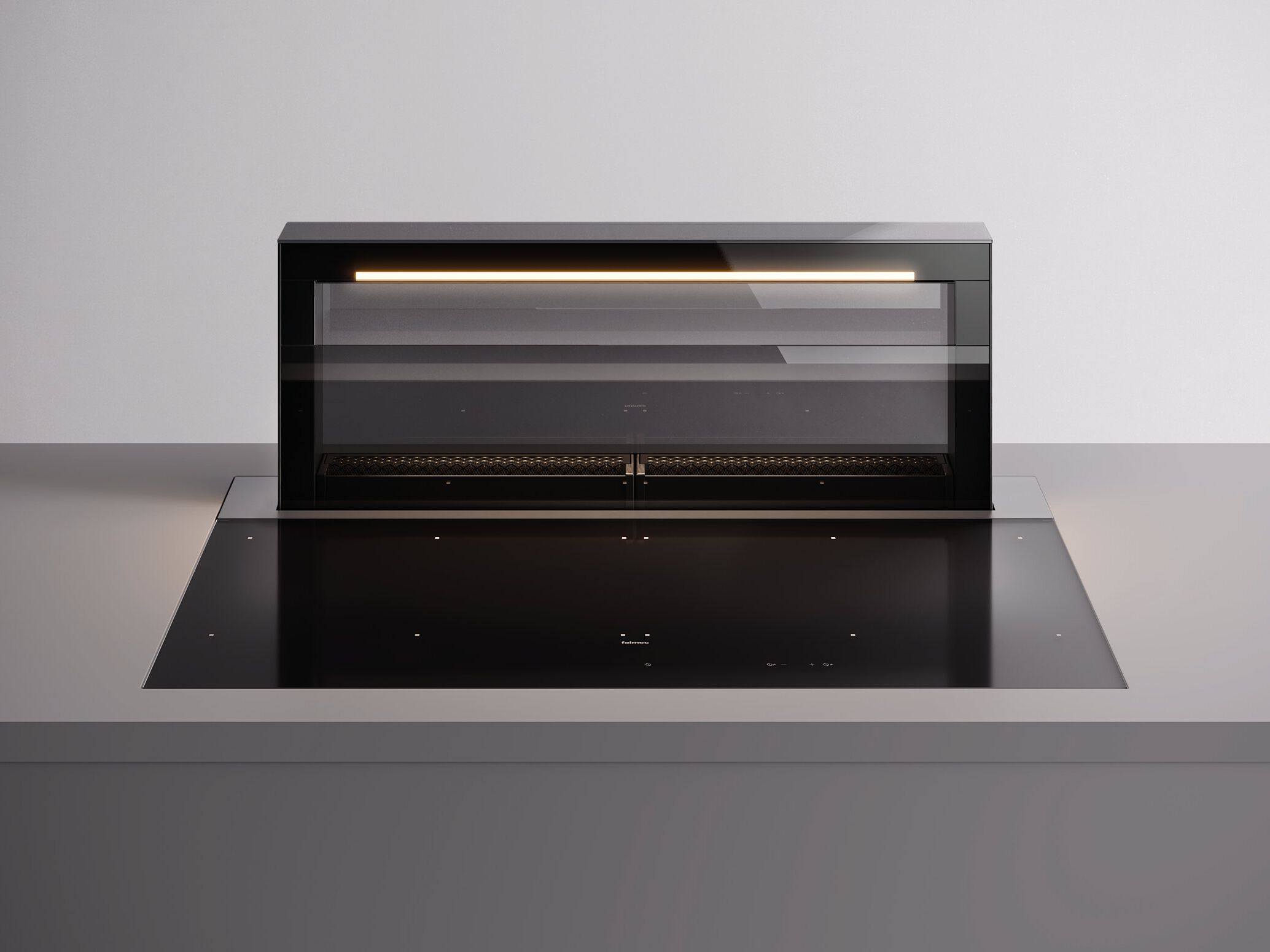 Вытяжка из алюминия и стекла Falmec дизайн ARCH-00045050 - Вид №3