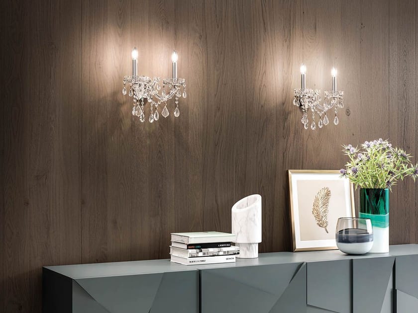 Настенный светильник с кристаллами Masiero Aqaba ARCH-00068502