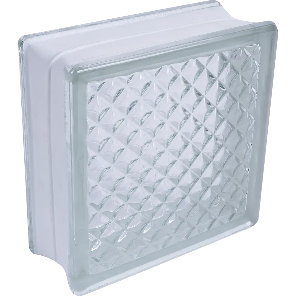 Стеклоблок Богема Инка бесцветный VITRABLOCK STLM-2150387