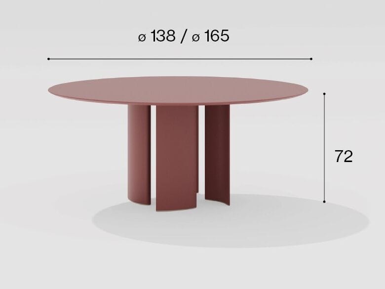Алюминиевый круглый садовый стол FAST Naca ARCH-00152799 - Вид №7