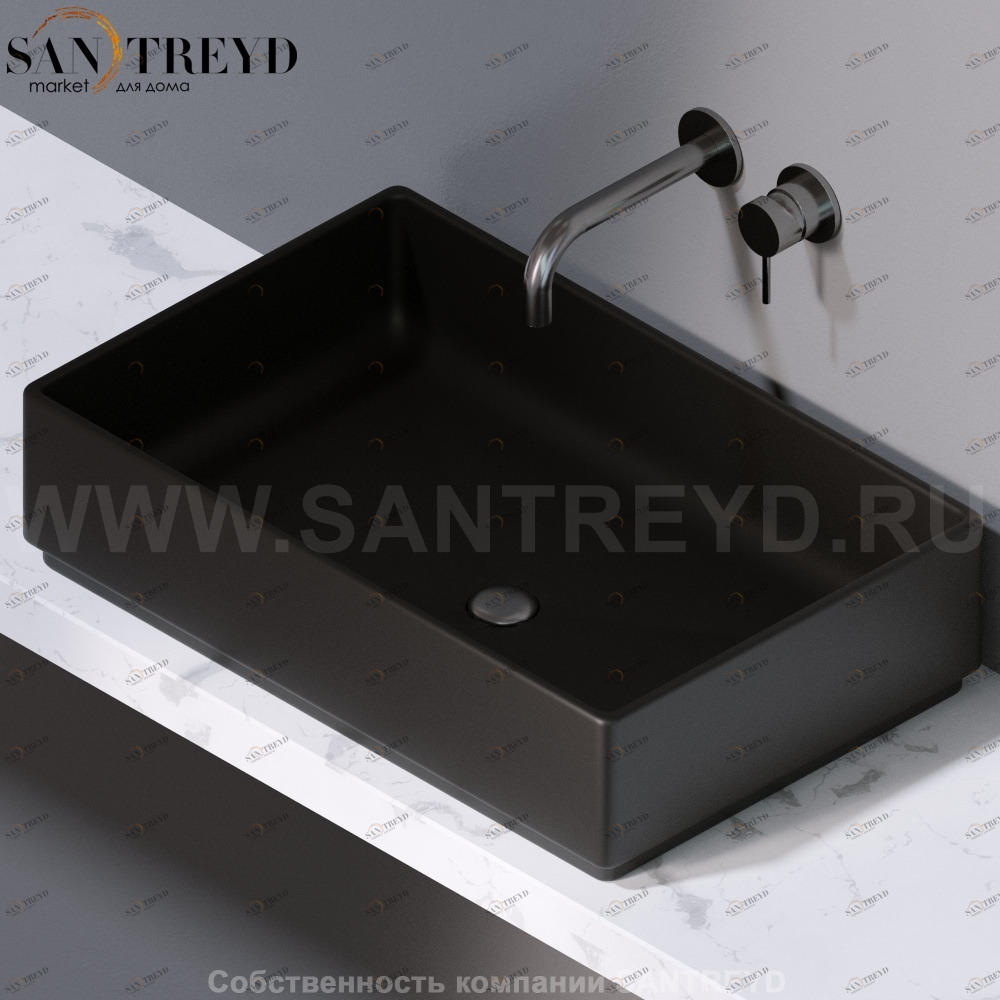 L620105 Накладная раковина на столешницу  прямоугольная A. e T. Italia Fly AeT ITALIA