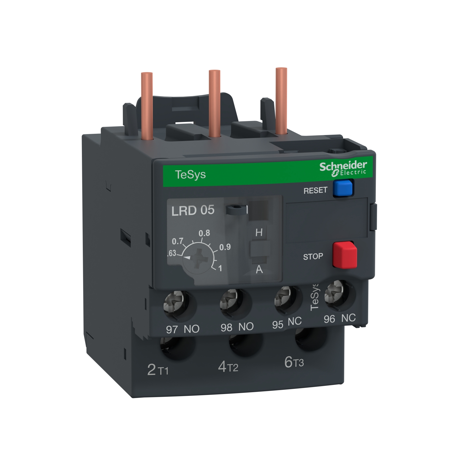 LRD05 Реле перегрузки тепловое 0,63-1А, класс 10 Schneider Electric TeSys 