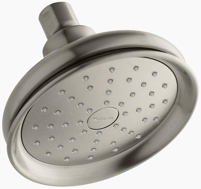 KOHLER Однофункциональная насадка для душа Fairfax 1,75 галлона в минуту с технологией всасывания воздуха Katalyst K-45412-G-BN 