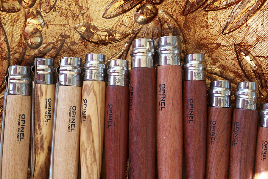 Нож складной Slim №10 олива в наборе с чехлом Opinel 001090 - Вид №3