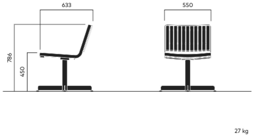 VESTRE Садовый стул из дерева Berlin sun-id-1479436 - Вид №6