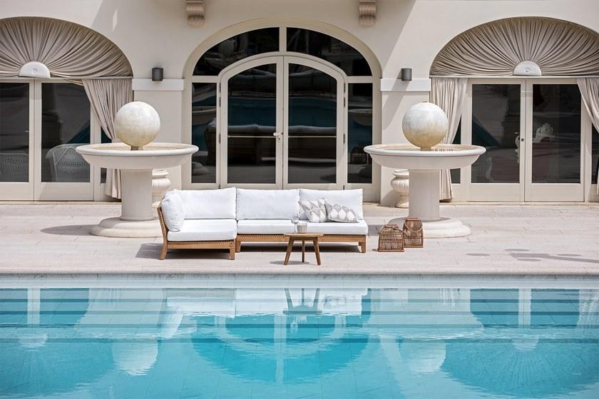 cbdesign Двойной центральный модуль для модульного дивана из тика Vienna Tj 386 - Вид №2