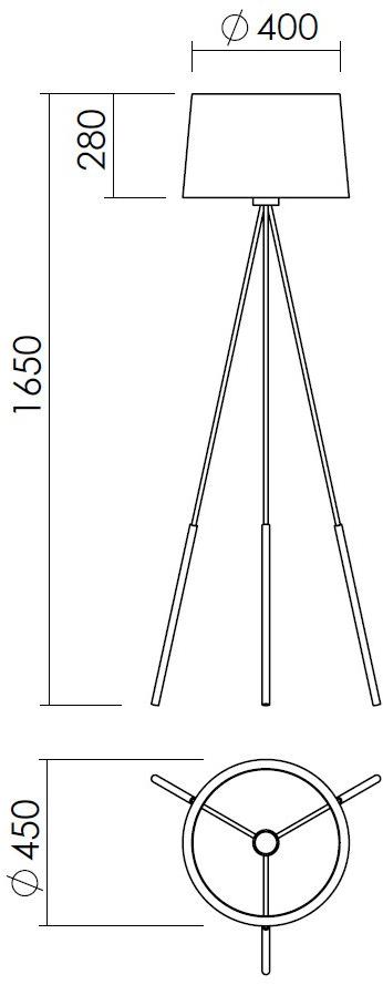 NEXO LUCE Торшер из металла Oxen floor lamp 2076e0 - Вид №3
