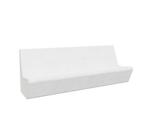 Бетонная скамья со спинкой