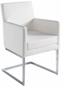 Angel Cerdá Консольное кресло из искусственной кожи с подлокотниками New chair 4004 bz090