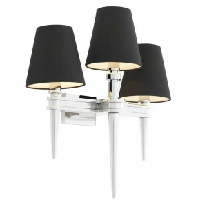 Бра Waterloo Triple от Eichholtz хром 110988 EICHHOLTZ EICHHOLTZ 059878 Хром;черный