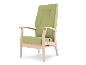 Кресло с высокой спинкой