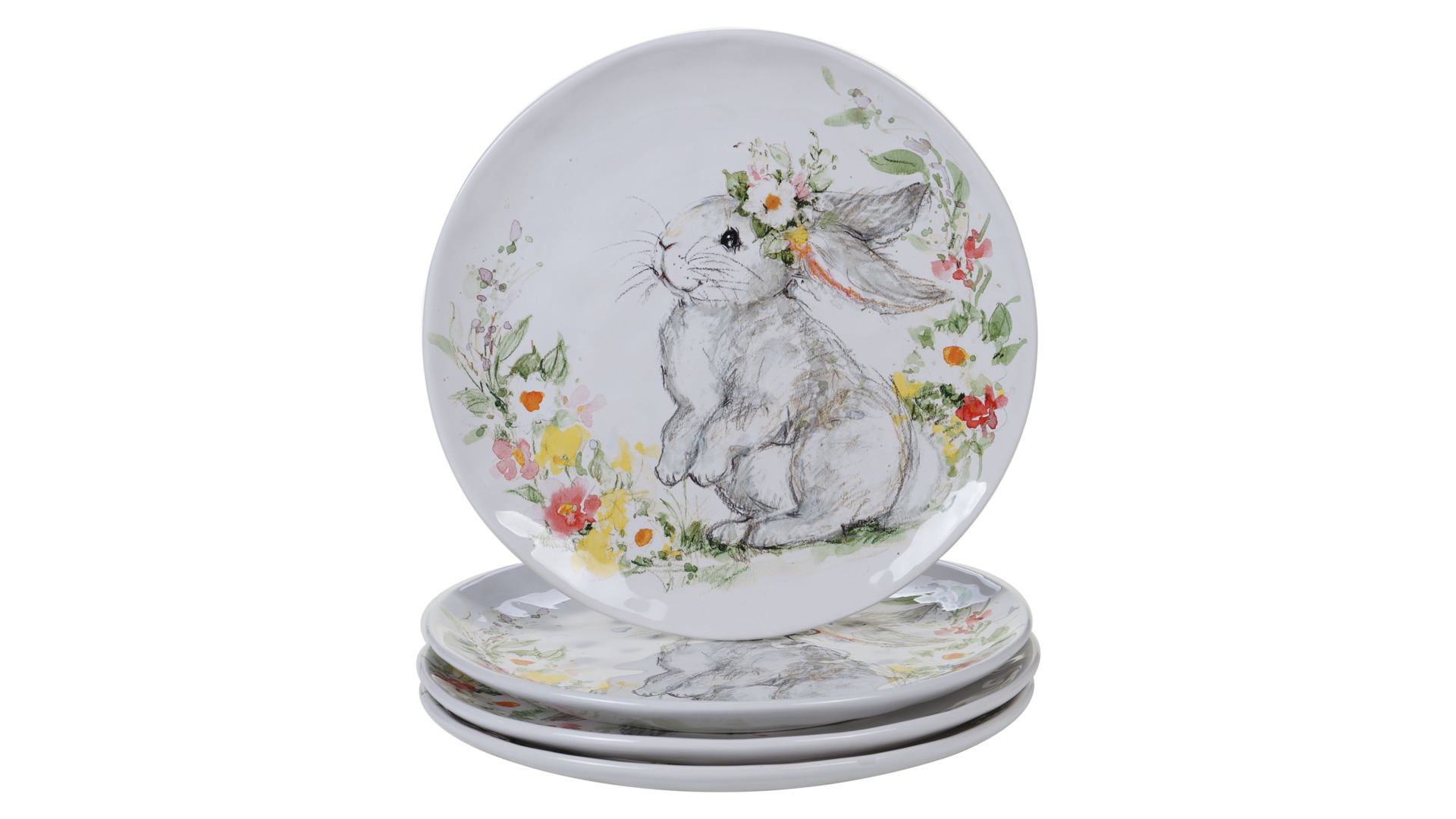 10648249 Certified International Тарелка обеденная Certified Int. Милый кролик 28см, керамика Керамика  - Вид №3