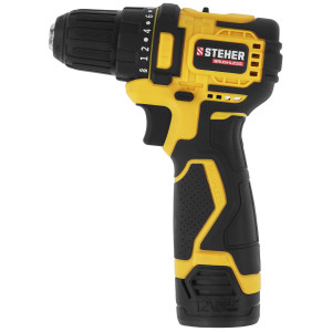 Дрель-шуруповерт STEHER CDB-120-2 5451685
