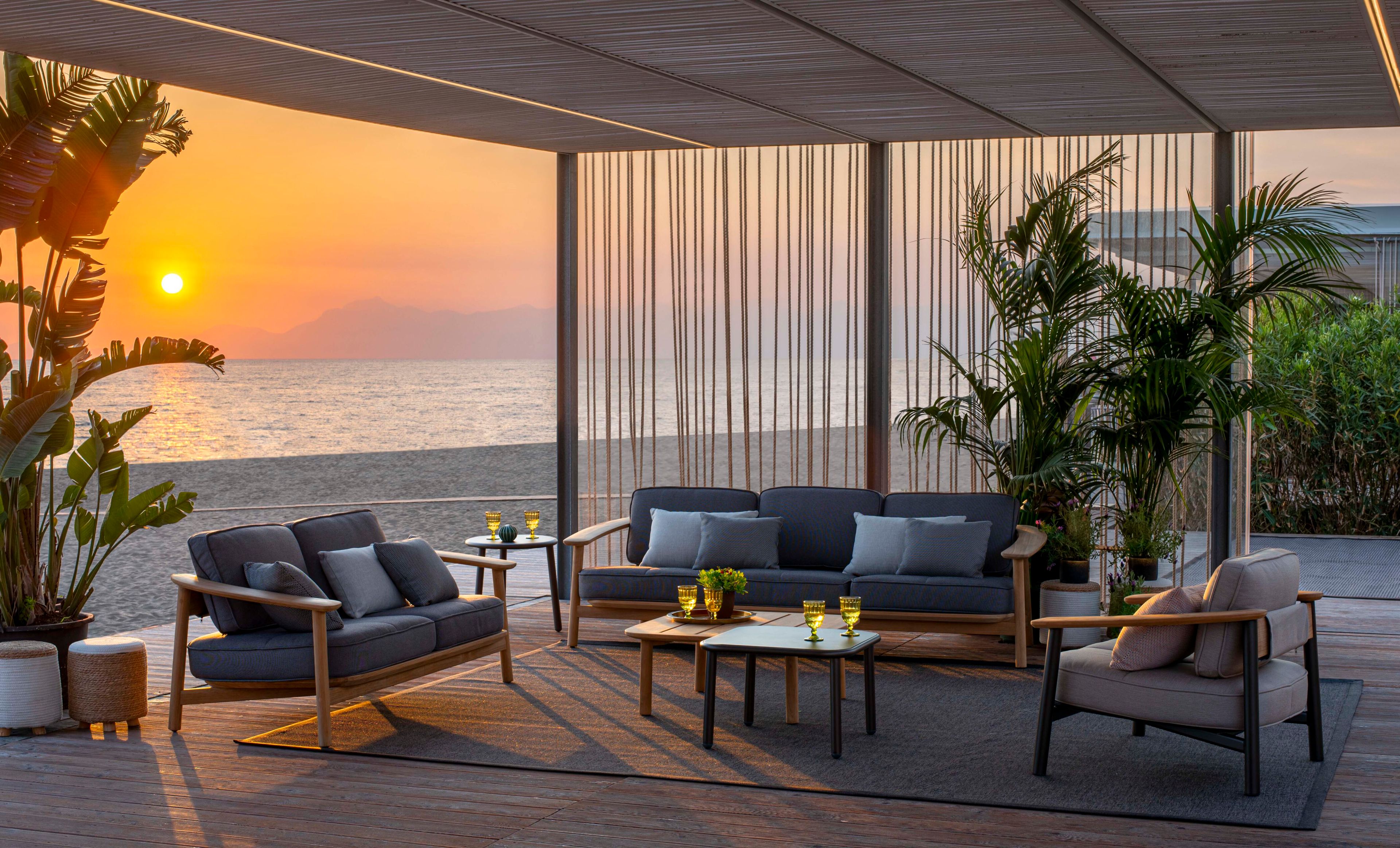 3-местный тканевый съемный садовый диван emu Близнецы ARCH-00117332 - Вид №8