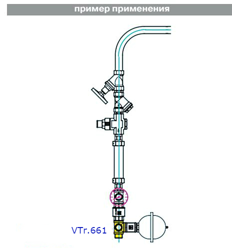 VTr.661.N.0004 Фитинг резьбовой – крестовина двухплоскостная Valtec ½  - Вид №9