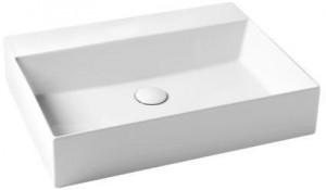 ELLP060450Q0 Подвесная раковина настенная прямоугольная Azzurra Ceramica Elegance белая