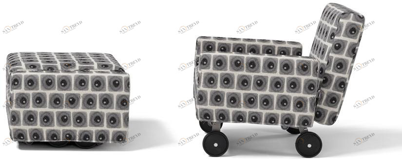 Egoitaliano Пуф / кресло из ткани sun-id-1399087