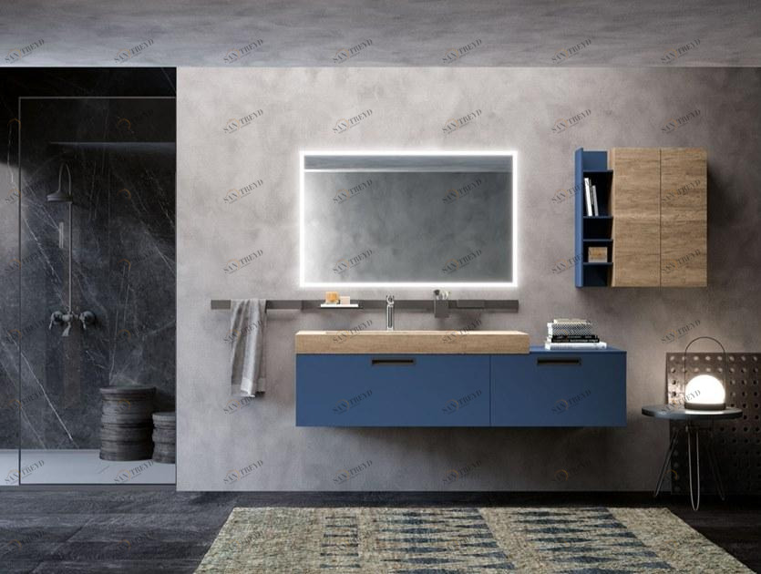 Archeda Подвесная тумба под умывальник с ящиками Essenze sun-id-1500037