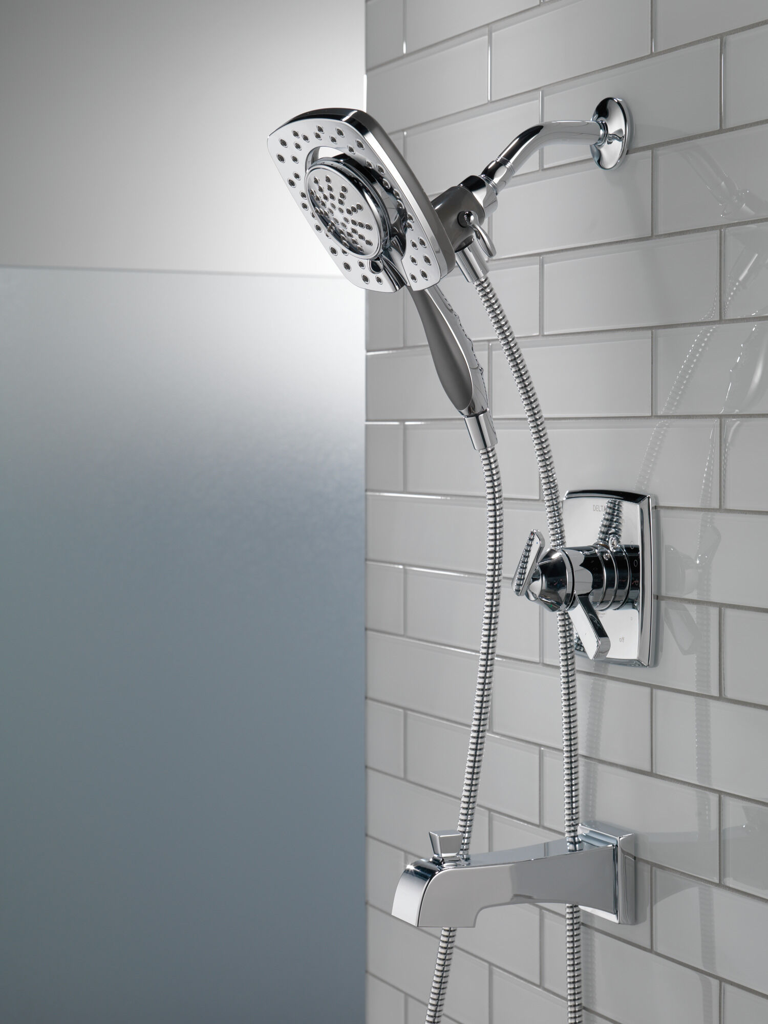 T17464-I Облицовка для душа Monitor® серии 17 с In2ition® Delta Faucet Ashlyn Хром  - Вид №2