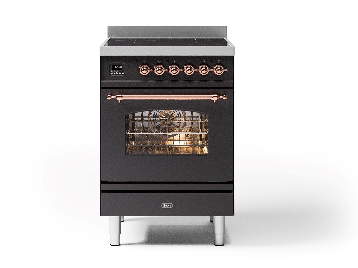 Стальная отдельно стоящая кухня с индукционной плитой Ilve Nostalgie ARCH-00099534