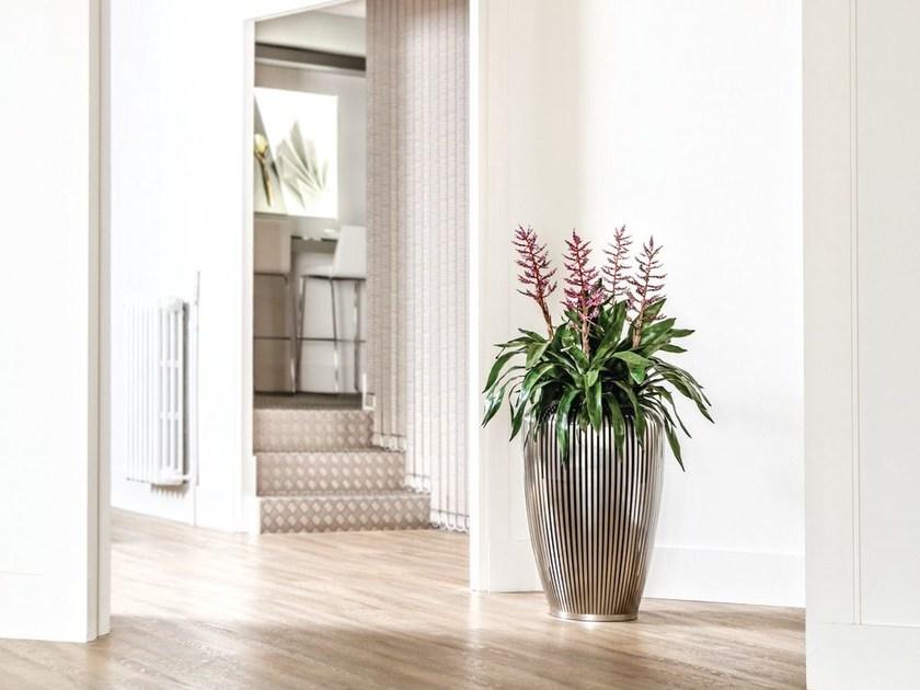 Hobby Flower Высокий горшок из нержавеющей стали с автоматическим поливом Cut sun-id-1488697 - Вид №3