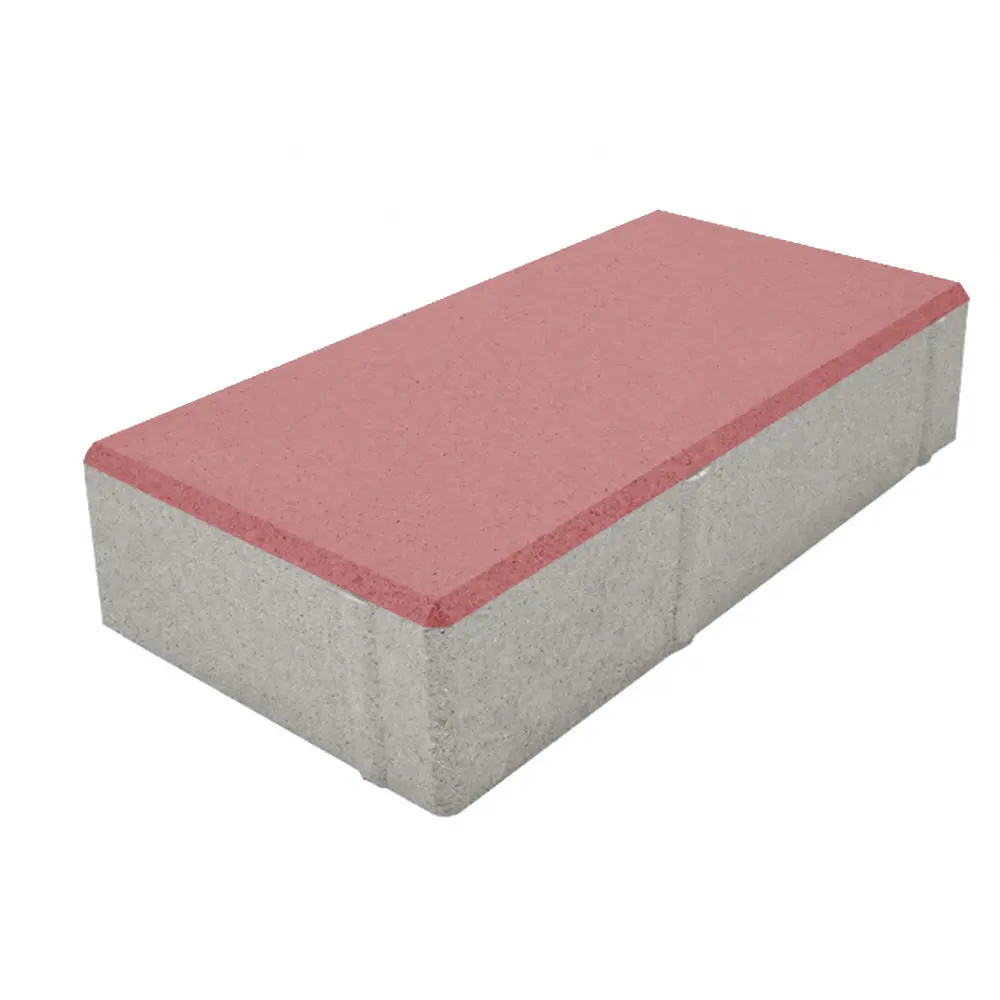 Плитка тротуарная Призма 200x100x50 мм цвет красный 85263176 STLM-2109958 Santreyd 