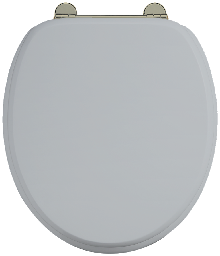 Burlington Bespoke Сиденье на заказ Moon Grey с никелевыми петлями S55 NKL 