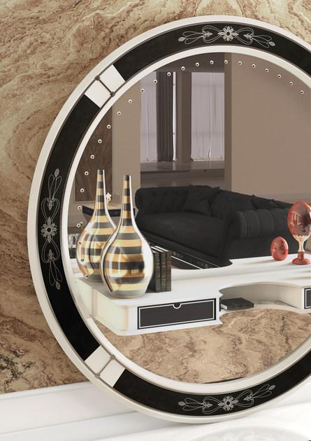 Vismara Design Круглое настенное зеркало из дерева в раме Desire sun-id-1477289 - Вид №1