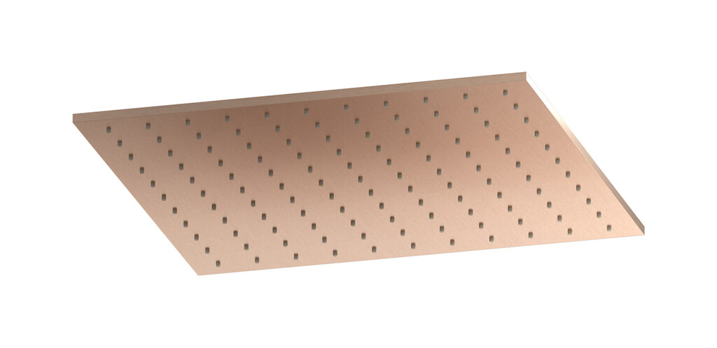 Верхний душ квадратный 400x400 WE ARE IB ma041sr Brushed Rose Gold Monamour 
