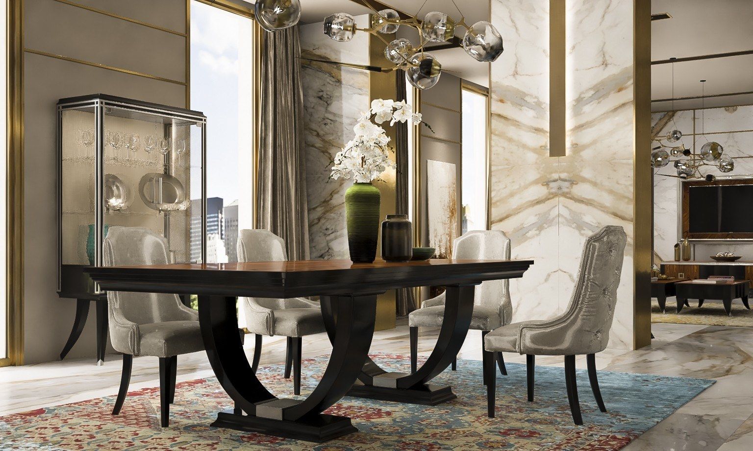 Тканевый стул capitonné GUERRA VANNI Оскар ARCH-00127579 - Вид №4