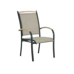 Кресло садовое  «Бостон», 670x960x580 мм, металл/ткань