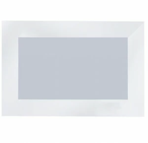 Зеркало прямоугольное настенное белое Dupen ESF DUPEN 043881 Белый