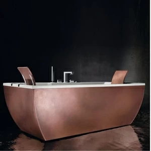 Ванна приставная с аэромассажем Kali Metal Copper 180 см