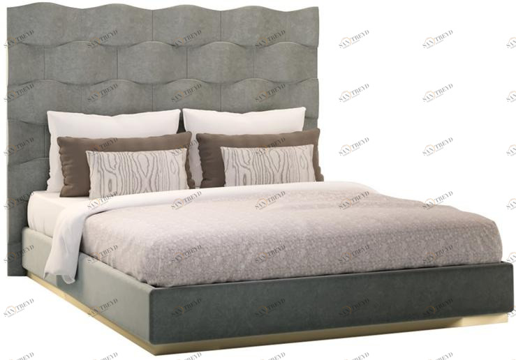 Jetclass Кровать двуспальная с обивкой и высоким изголовьем  Jml101.16, jml101.18 
