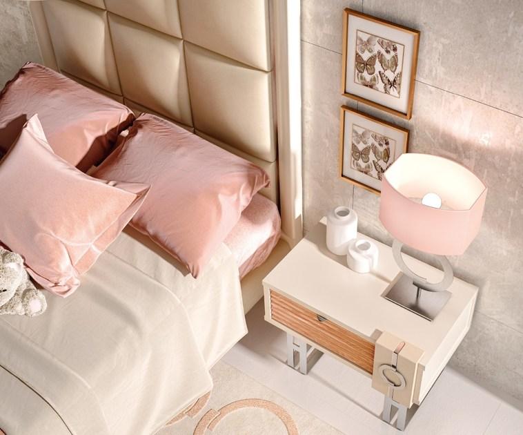 Caroti Прямоугольная прикроватная тумбочка из лакированного дерева с ящиками в современном стиле Concept Art.41 - lift - Вид №2