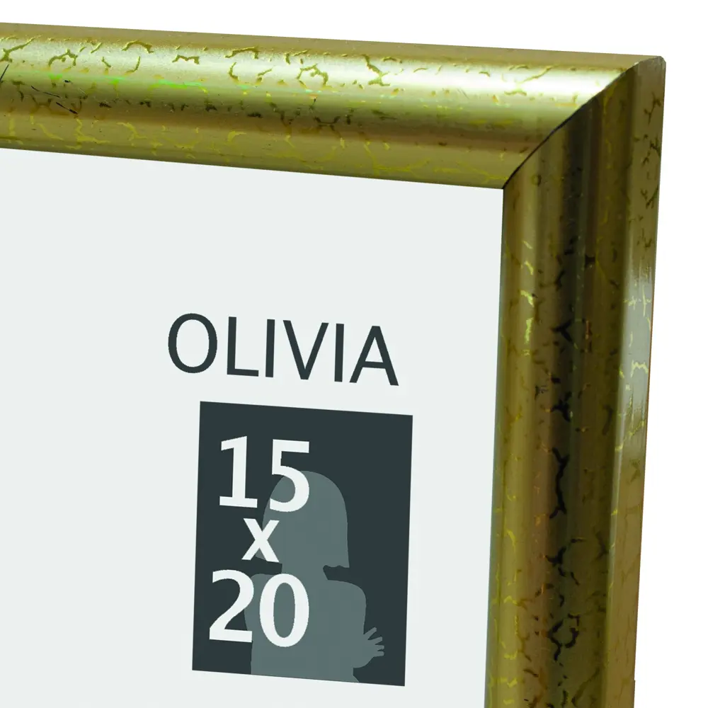 Рамка Olivia 15x20 см пластик цвет золото 86106573 STLM-2146721 Santreyd  - Вид №1