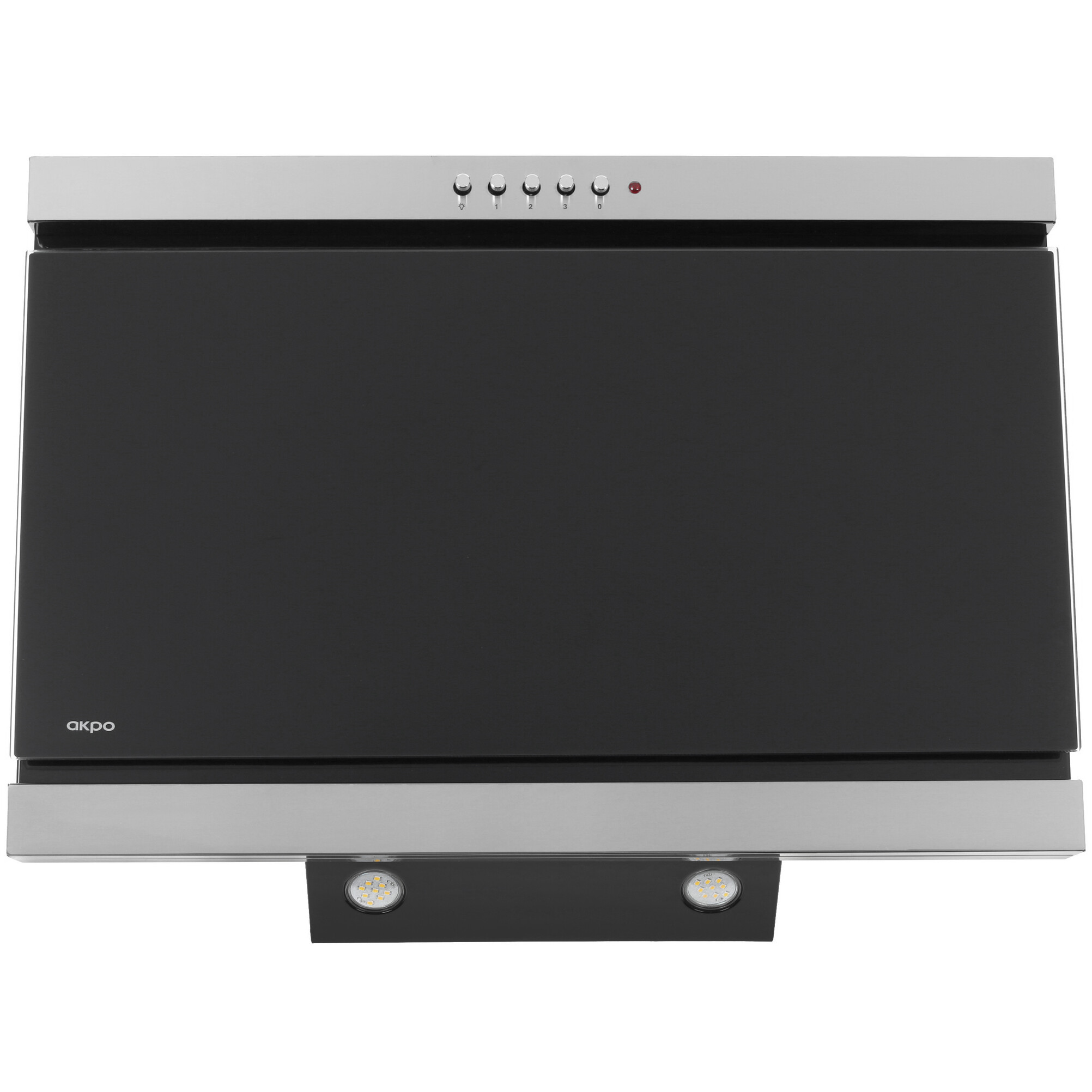 1147050 Вытяжка наклонная Akpo WK-4 Kastos eco черный/серебристый STDN-0133965 - Вид №1