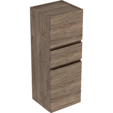 501.922.JK.1 Шкафчик средней высоты Geberit Renova Plan с двумя дверями и одним выдвижным ящиком Geberit  - Вид №7