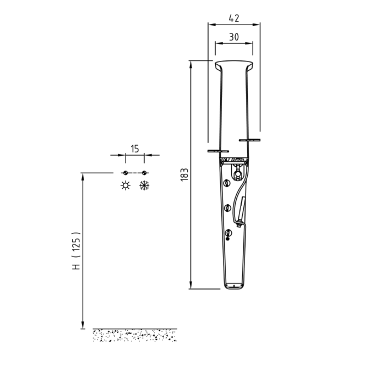 KR4000A02 Vesta Сollection колонная стойка  Samo 42727 - Вид №3