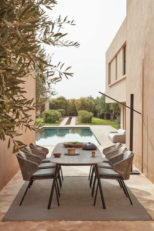 MNST999 Обеденный стол pca flint f13 280см x 85см Manutti Minus - Вид №4