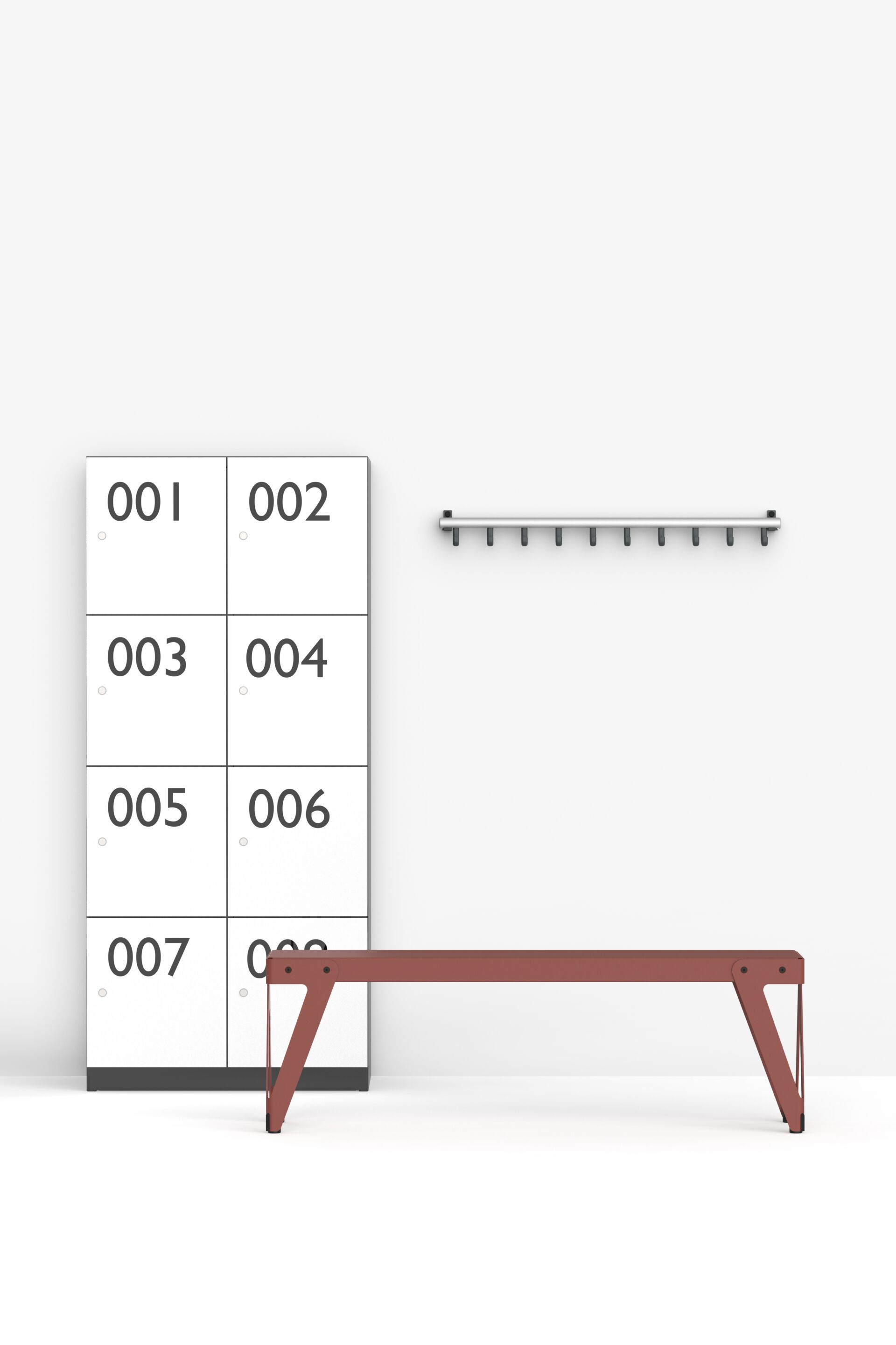 Стальная скамья с порошковым покрытием FUNCTIONALS Lloyd ARCH-00058716 - Вид №4