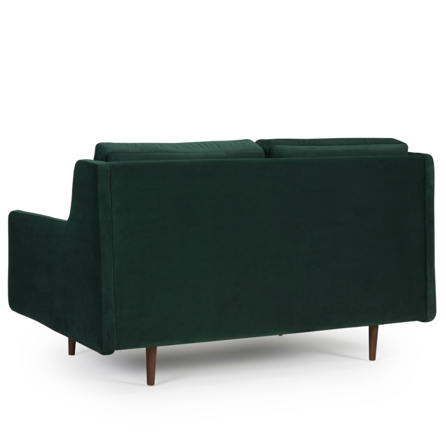 Диван двухместный Holme с ножками из дуба/ореха, темно-зеленый Kragelund 28102208603 - Вид №6