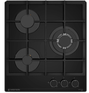 9168780 Газовая варочная поверхность Meferi MGH453BK GLASS POWER