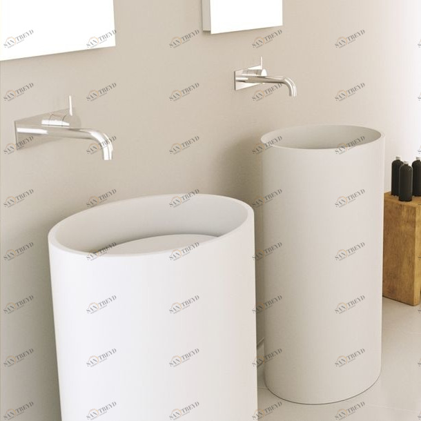 LTJ07385 Накладная раковина на столешницу  овальная MOMA Design 