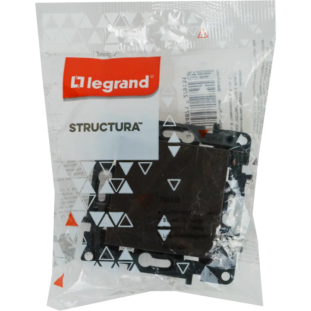 Выключатель одноклавишный - Legrand Structura - 10А 250В безвинтовые зажимы - магнезиум 82064603 STLM-2120335 - Вид №6