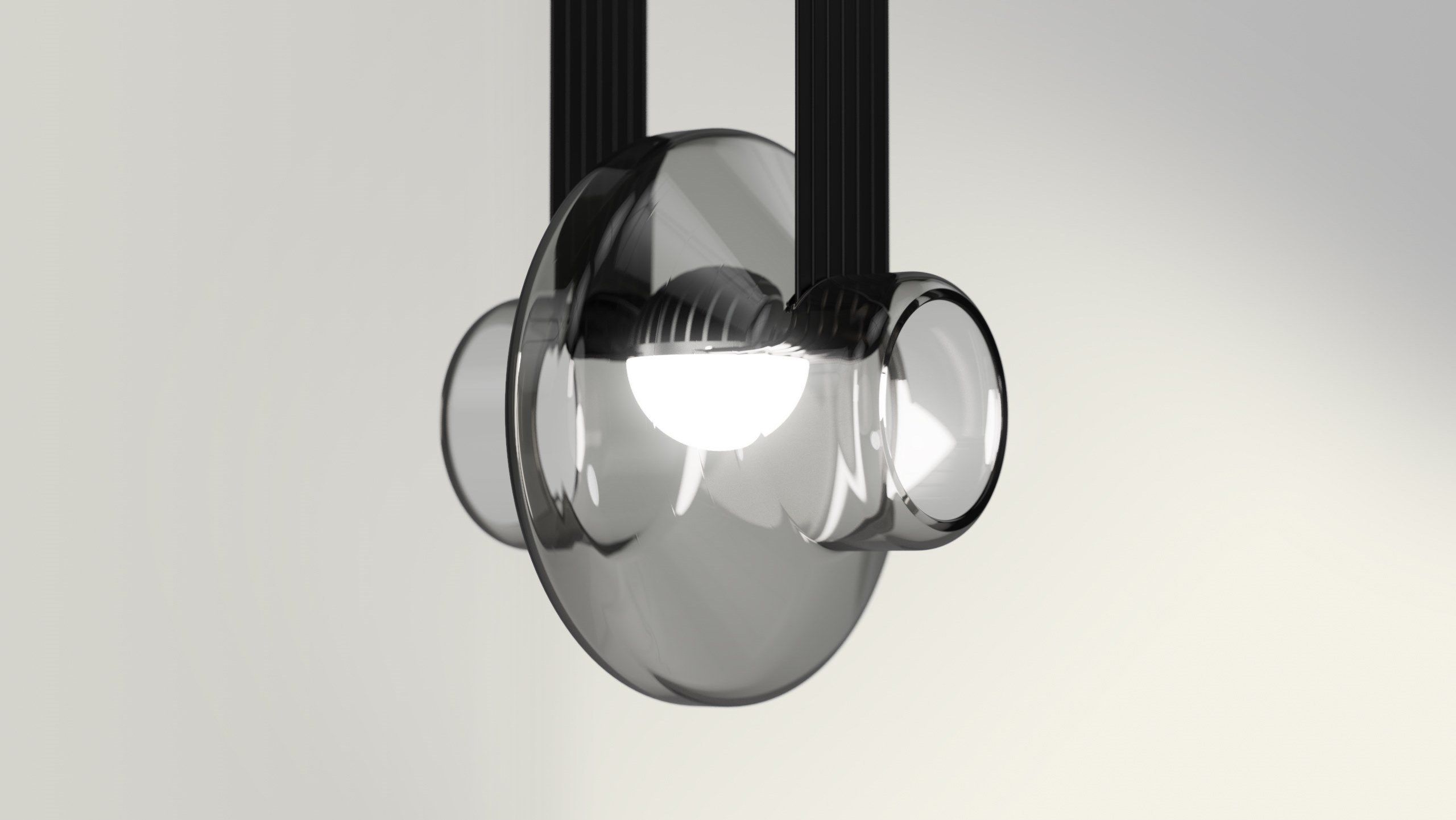 Алюминиевый и стеклянный светодиодный подвесной светильник Darmes Etat-des-Lieux ARCH-00001683 - Вид №9